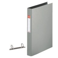   Gyűrűs könyv, 2 gyűrű, 42 mm, A4, PP, ESSELTE "Standard", szürke