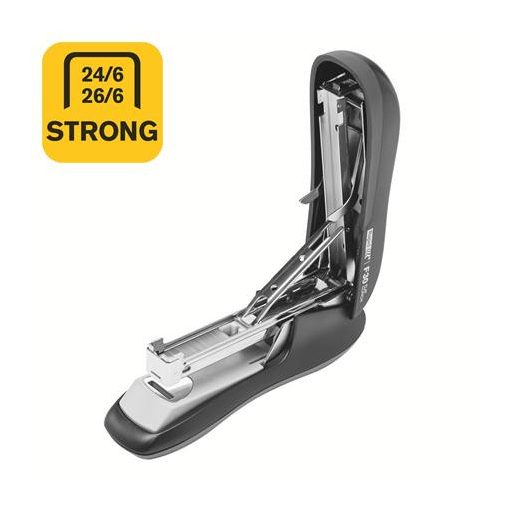 Tűzőgép, 24/6, 26/6, 30 lap, lapos tűzés, RAPID "F30", meggyvörös