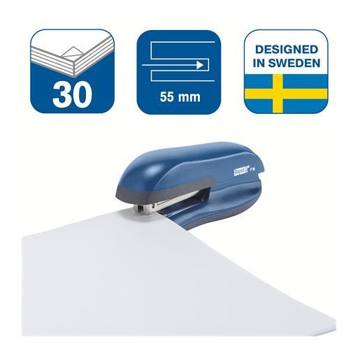 Tűzőgép, 24/6, 30 lap, RAPID "F16 Fashion", vízkék