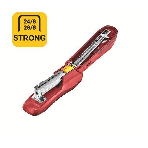 Tűzőgép, 24/6, 30 lap, RAPID "F16 Fashion", meggyvörös