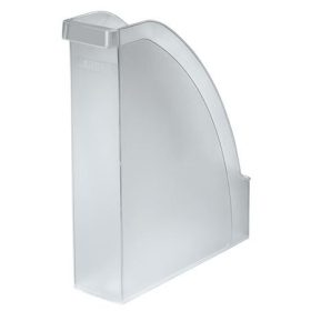   Iratpapucs, műanyag, 70 mm, LEITZ "Plus", áttetsző