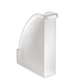   Iratpapucs, műanyag, 70 mm, LEITZ "Plus", áttetsző