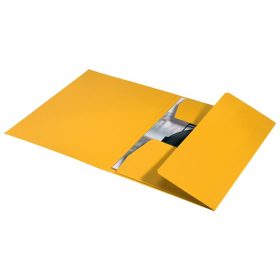   Pólyás dosszié, karton, A4, LEITZ "Recycle", sárga