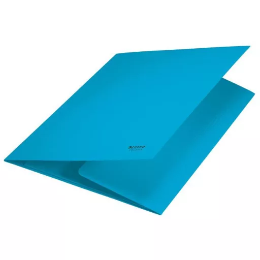 Pólyás dosszié, karton, A4, LEITZ "Recycle", kék