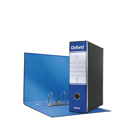 Tokos iratrendező, 80 mm, A4, karton, ESSELTE "Oxford", kék