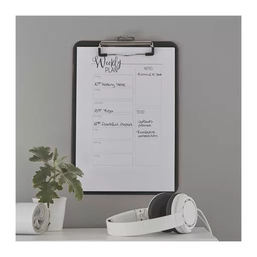 Felírótábla, A4, LEITZ "Wow", fekete
