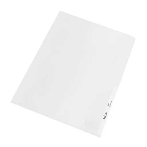 Genotherm, felül és belső oldalon nyitott, A4, PP, 140 mikron, narancsos felület, LEITZ "Recycle"