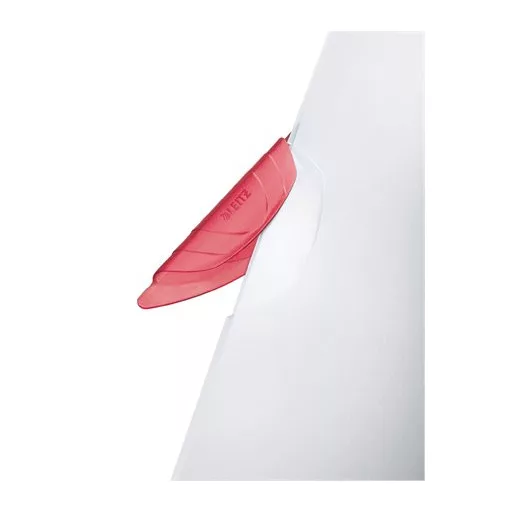 Gyorsfűző, klipes, PP, A4, LEITZ "ColorClip Magic", piros