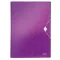 Harmonikamappa, A4, PP, 6 rekeszes, LEITZ "Wow", lila