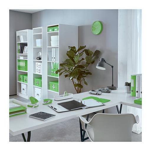 Spirálfüzet, A5, vonalas, 80 lap, LEITZ "Wow", zöld