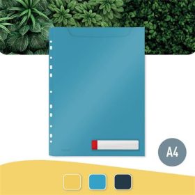   Genotherm, lefűzhető, A4 maxi, LEITZ "Cosy Privacy", nyugodtkék