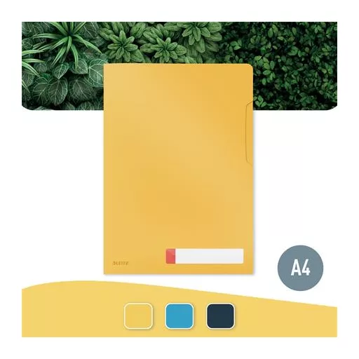 Genotherm, "L", A4, PP, LEITZ "Cosy Privacy", melegsárga