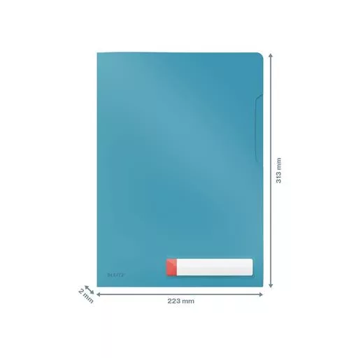 Genotherm, "L", A4, PP, LEITZ "Cosy Privacy", nyugodtkék