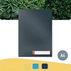   Genotherm, "L", A4, PP, LEITZ "Cosy Privacy", bársonyszürke