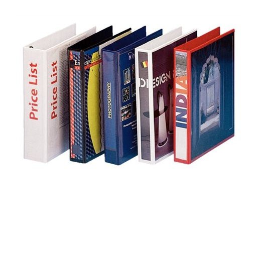 Gyűrűs könyv, panorámás, 4 gyűrű, 25 mm, A4, PP, ESSELTE, kék