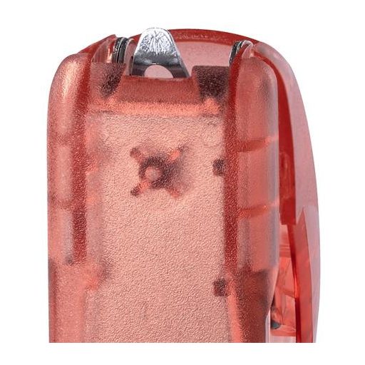 Tűzőgép, mini, 24/6, 26/6, 10 lap, RAPID "Colour'Breeze", korall