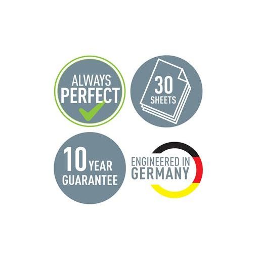 Lyukasztó, kétlyukú, 30 lap, LEITZ "Cosy", melegsárga