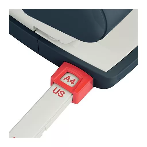 Lyukasztó, kétlyukú, 30 lap, LEITZ "Cosy", bársonyszürke