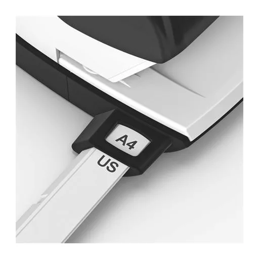 Lyukasztó, kétlyukú, 10 lap, fém, mini, LEITZ "Nexxt Wow", fekete