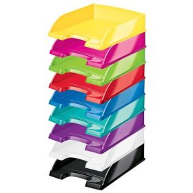 Irattálca, műanyag, LEITZ "Wow", piros