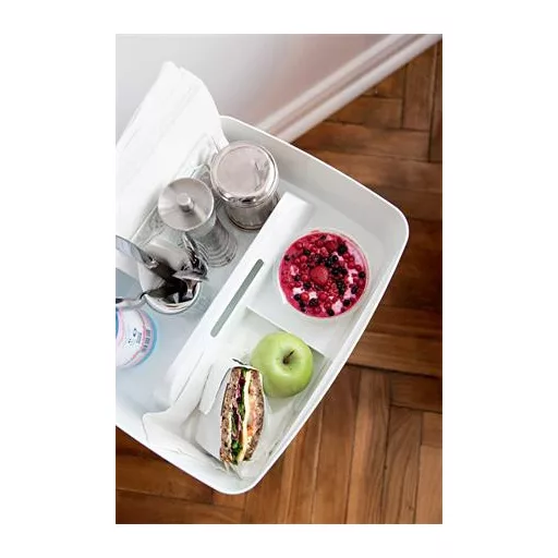 Rendszerező tálca, fogantyúval, nagy, LEITZ "MyBox", fehér