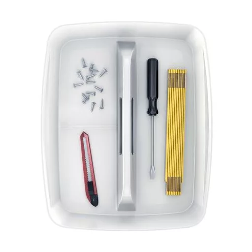 Rendszerező tálca, fogantyúval, nagy, LEITZ "MyBox", fehér