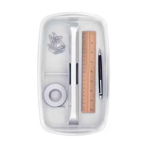 Rendszerező tálca, fogantyúval, kicsi, LEITZ "MyBox", fehér