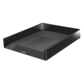   Irattálca, műanyag, kettős színhatású, LEITZ "Duo", fekete