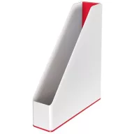   Iratpapucs, műanyag, 73 mm, kettős színhatású, LEITZ "Wow", piros