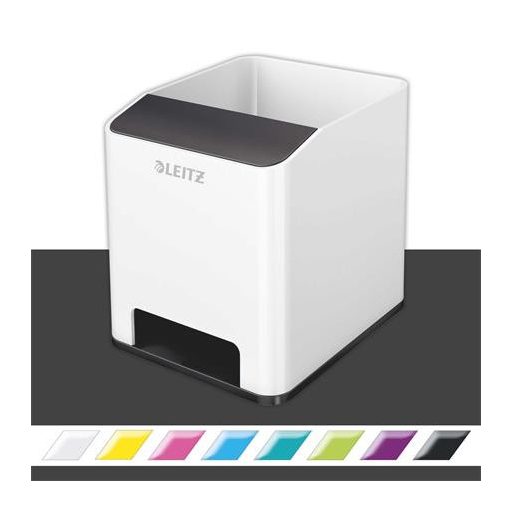 Írószertartó, kettős színhatású, LEITZ "Wow", fekete