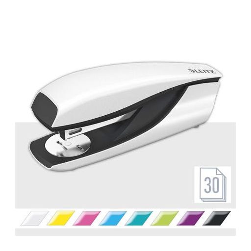 Tűzőgép, 24/6, 26/6, 30 lap, LEITZ "Nexxt Wow", fehér