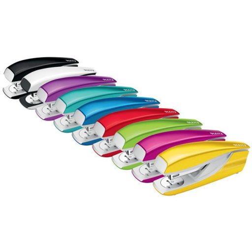 Tűzőgép, 24/6, 26/6, 30 lap, LEITZ "Nexxt Wow", piros