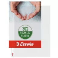   Genotherm, felül és a belső oldalon nyitott, lefűzhető, A4, 85 mikron, narancsos felület, ESSELTE