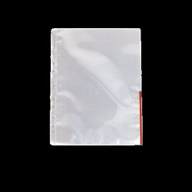   Genotherm, lefűzhető, felül/oldalt félig nyitott, A4, 105 mikron, víztiszta, ESSELTE, piros