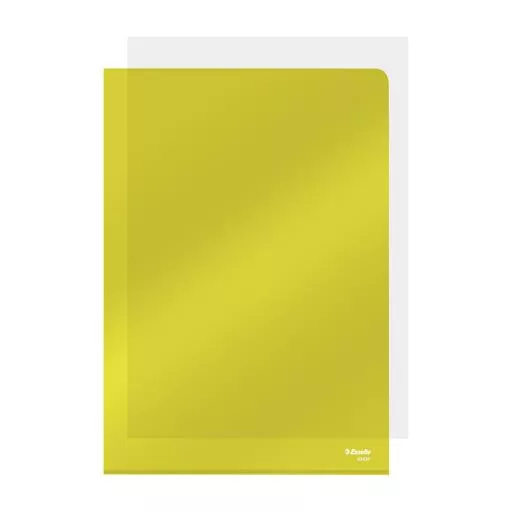 Genotherm, "L", A4, 150 mikron, víztiszta felület, ESSELTE "Luxus", sárga