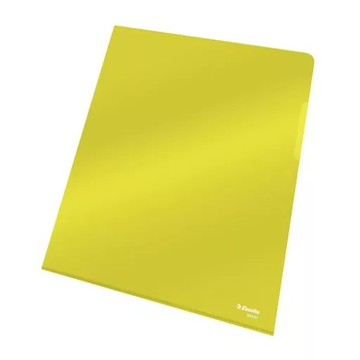 Genotherm, "L", A4, 150 mikron, víztiszta felület, ESSELTE "Luxus", sárga
