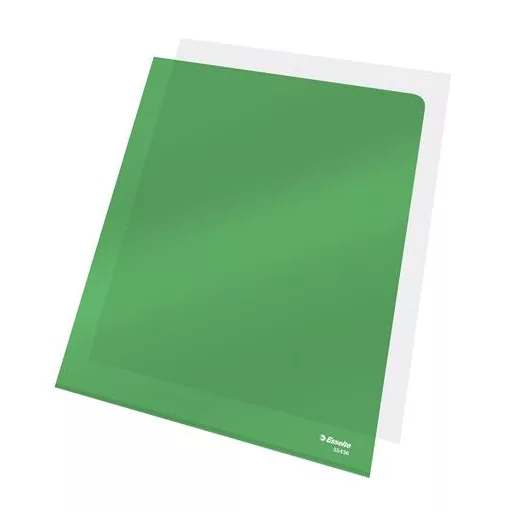 Genotherm, "L", A4, 150 mikron, víztiszta felület, ESSELTE "Luxus", zöld