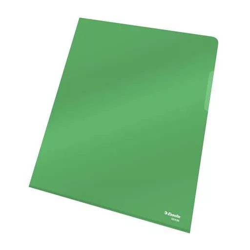 Genotherm, "L", A4, 150 mikron, víztiszta felület, ESSELTE "Luxus", zöld