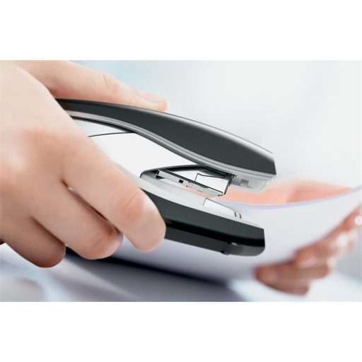 Tűzőgép, 26/6, 30 lap, LEITZ "Nexxt Softpress", fekete