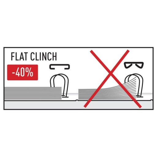 Tűzőgép, 26/6, 30 lap, LEITZ "Nexxt Softpress", fekete