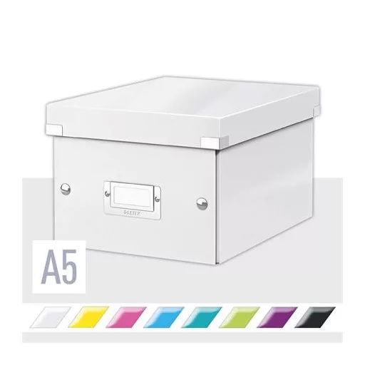 Doboz, A5 méret, LEITZ "Click&Store", fehér