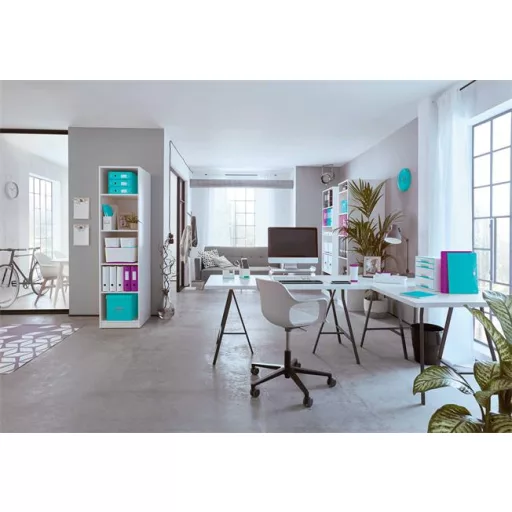 Doboz, A4 méret, LEITZ "Click&Store", jégkék