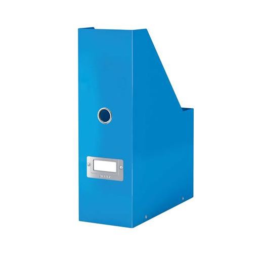 Iratpapucs, PP/karton, 95 mm, LEITZ "Click&Store", kék