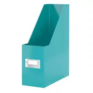   Iratpapucs, PP/karton, 95 mm, LEITZ "Click&Store", jégkék