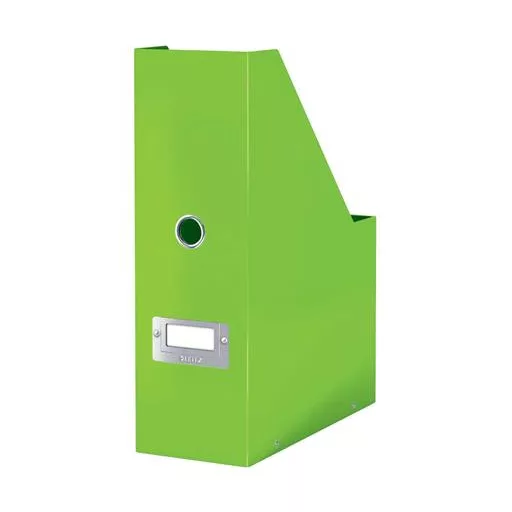 Iratpapucs, PP/karton, 95 mm, LEITZ "Click&Store", zöld