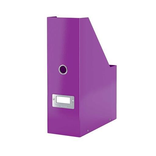 Iratpapucs, PP/karton, 95 mm, LEITZ "Click&Store", lila