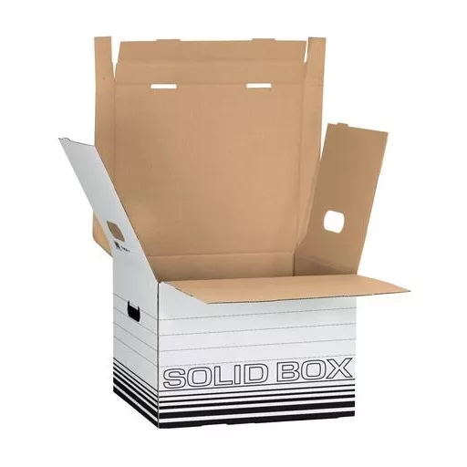 Archiválódoboz, M méret, LEITZ "Solid", fehér