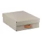 Tárolódoboz, M méret, alacsony, LEITZ "Puro", homokbézs