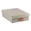 Tárolódoboz, M méret, alacsony, LEITZ "Puro", homokbézs