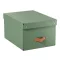 Tárolódoboz, M méret, LEITZ "Puro", zsályazöld